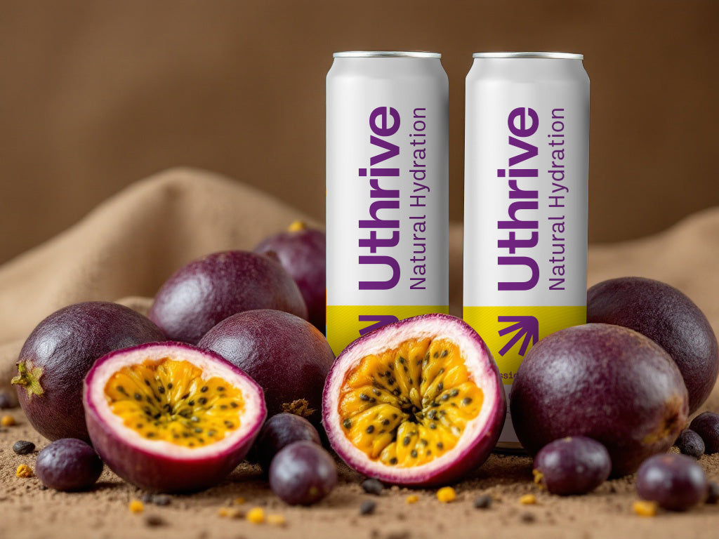 Uthrive passionfruit electrolyte beverages Australia
