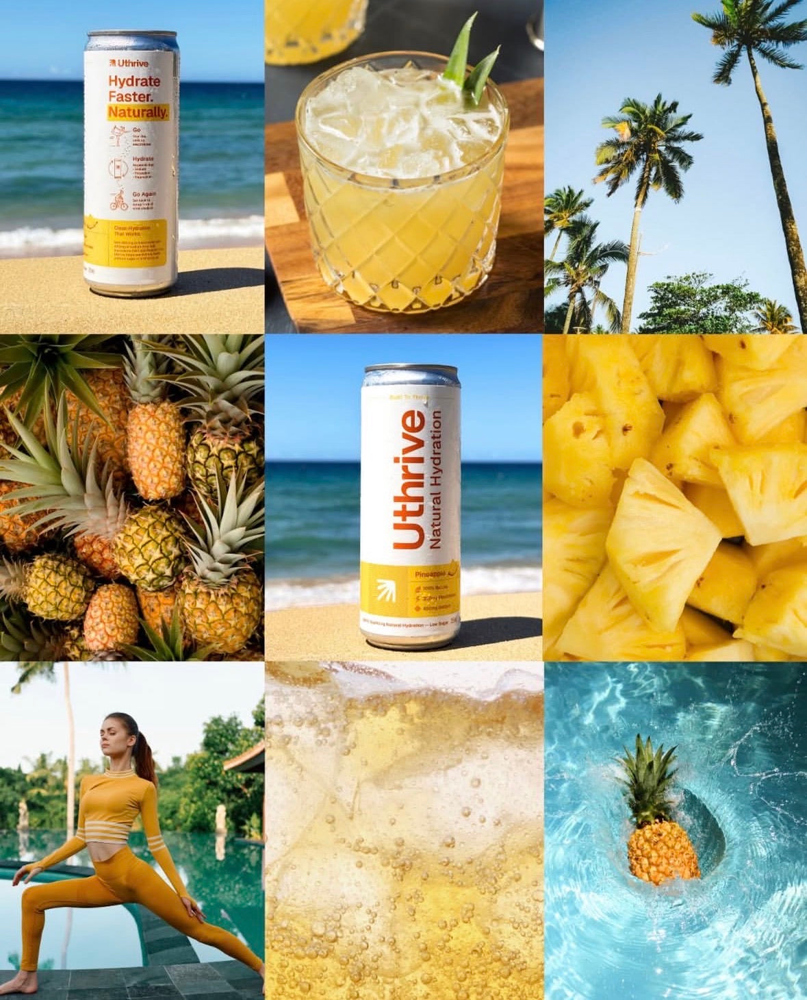 Pineapple Natural Hydration Drink x12