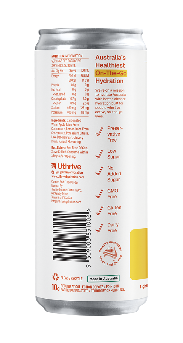 Orange Natural Hydration Drink x12