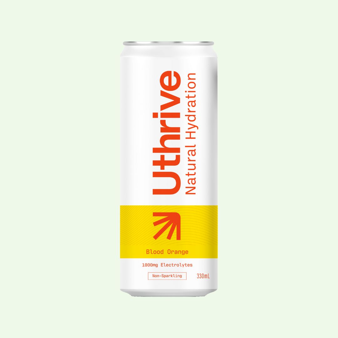 Uthrive Blood Orange Natural Hydration Drink 12-pack with Lake Deborah salt